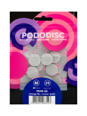 STALEKS PRO Repuestos sponge para PODODISC talla M (25 unidades)