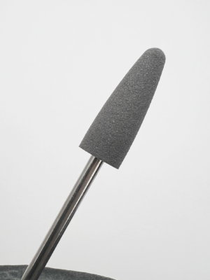 Pulidor de silicona y carburo CONO ROMO (grano medio)