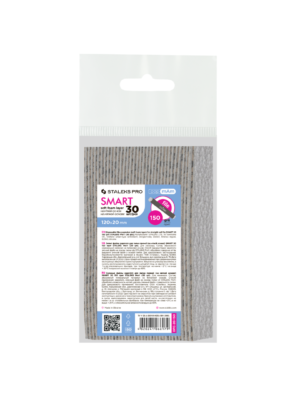 STALEKS PRO Repuestos papmAm acolchados SMART para base recta EXPERT 20 150 grit (30 unidades)
