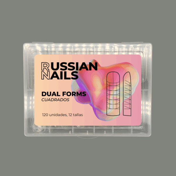 RN RUSSIAN NAILS DUAL FORMS (cuadrados)