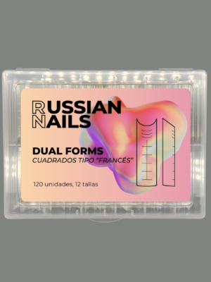RN RUSSIAN NAILS DUAL FORMS (cuadrados tipo "francés")