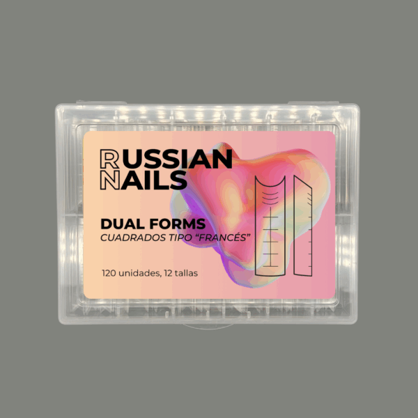RN RUSSIAN NAILS DUAL FORMS (cuadrados tipo "francés")