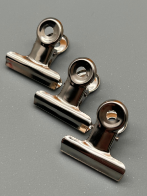 Pinzas para dar curvatura, set de 6 unidades (color plateado)