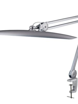 Lámpara LED de mesa, (color plateado)