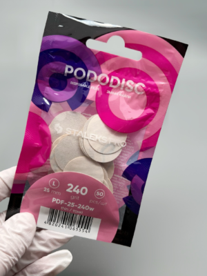 STALEKS PRO Repuestos finos para PODODISC talla L 240 grit (50 unidades)