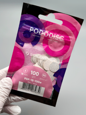 STALEKS PRO Repuestos finos para PODODISC talla S 100 grit (50 unidades)