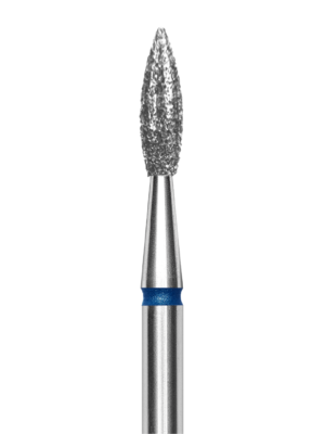 STALEKS PRO Fresa de diamante FLAMA AGUDA 2.3mm grano medio, cabeza 8.0mm
