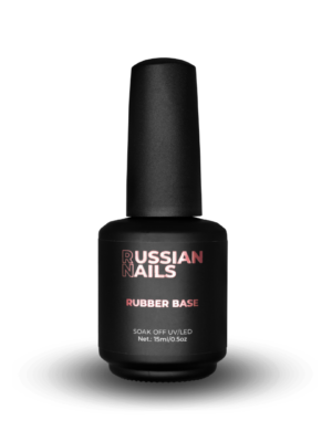 RN RUSSIAN NAILS RUBBER BASE transparente 15ml/0.5oz