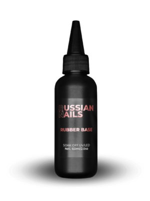 RN RUSSIAN NAILS RUBBER BASE transparente 60ml/2oz