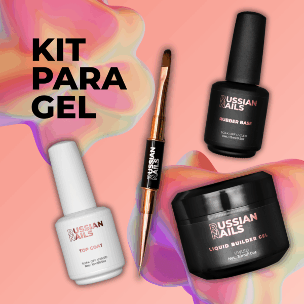 KIT para hacer uñas en gel (con LIQUID BUILDER GEL tono 05)