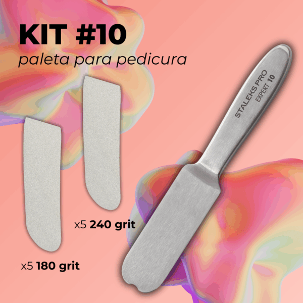 KIT #10 paleta para pedicura (paleta para pedicura EXPERT 10 + repuestos)