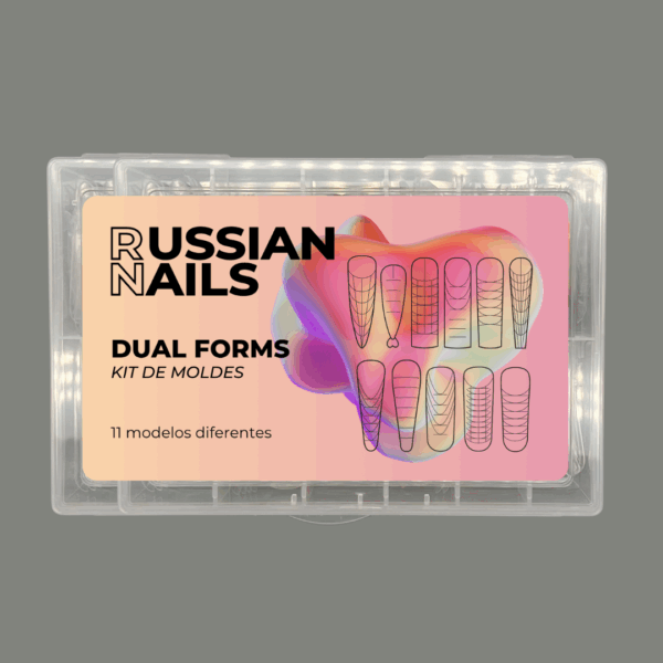 RN RUSSIAN NAILS DUAL FORMS (kit de moldes)