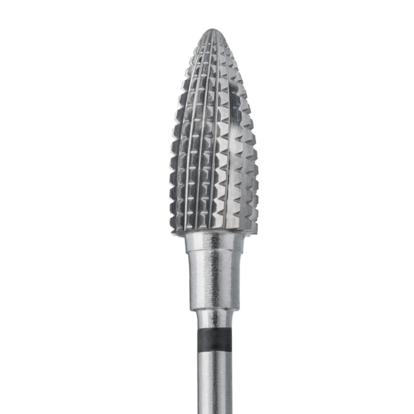STALEKS PRO Fresa de carburo CHOCLO AGUDO 6.0mm grano extra grueso, cabeza 14mm