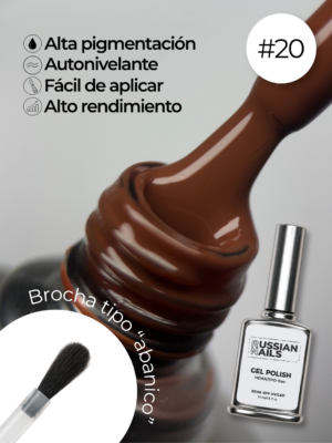 RN RUSSIAN NAILS Gel Polish 15ml (tono 20)