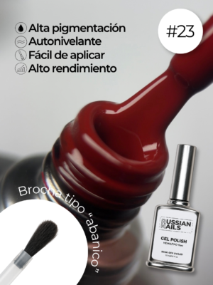 RN RUSSIAN NAILS Gel Polish 15ml (tono 23)