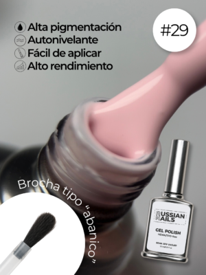 RN RUSSIAN NAILS Gel Polish 15ml (tono 29)