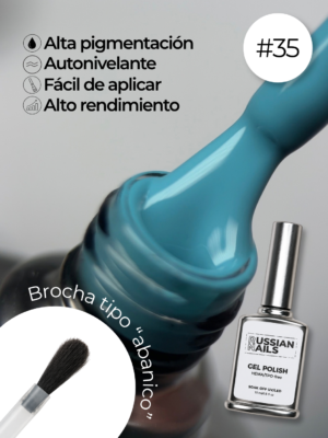 RN RUSSIAN NAILS Gel Polish 15ml (tono 35)