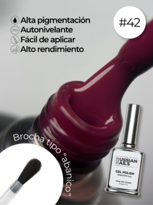 RN RUSSIAN NAILS Gel Polish 15ml (tono 42)