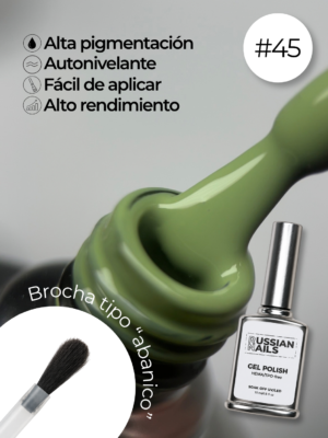 RN RUSSIAN NAILS Gel Polish 15ml (tono 45)