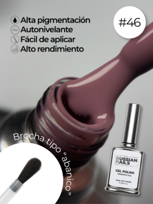 RN RUSSIAN NAILS Gel Polish 15ml (tono 46)