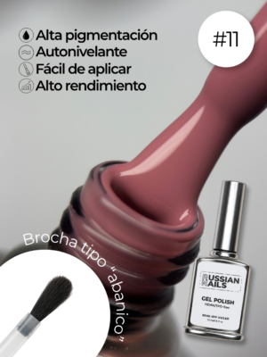 RN RUSSIAN NAILS Gel Polish 15ml (tono 11)