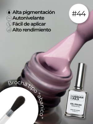 RN RUSSIAN NAILS Gel Polish 15ml (tono 44)