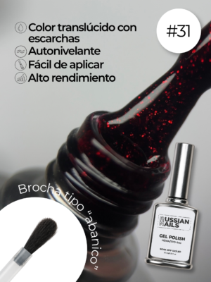RN RUSSIAN NAILS Gel Polish 15ml (tono 31)